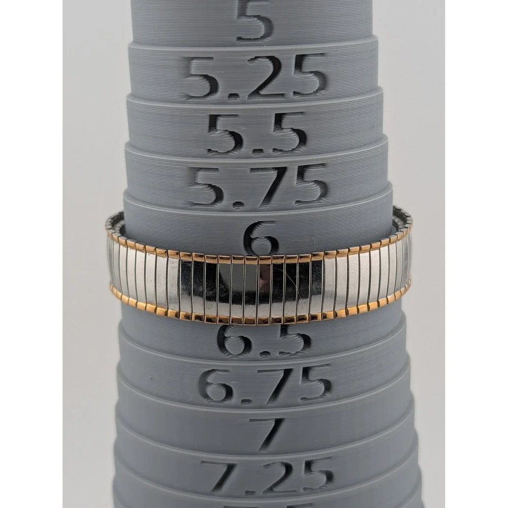 Seiko 7N83-0169 Two Tone‎ Day Date Sapphire Crystal Watch Lume